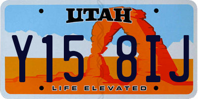 UT license plate Y158IJ