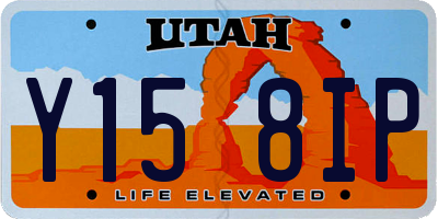 UT license plate Y158IP