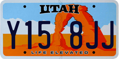 UT license plate Y158JJ