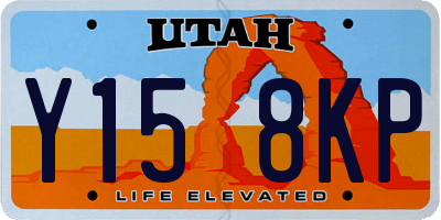 UT license plate Y158KP