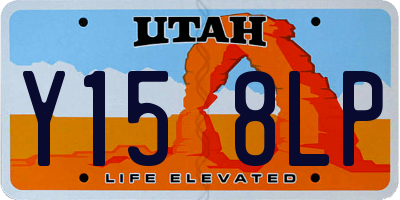 UT license plate Y158LP