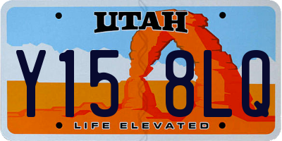 UT license plate Y158LQ