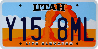 UT license plate Y158ML