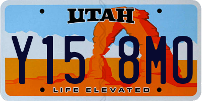 UT license plate Y158MO