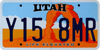 UT license plate Y158MR