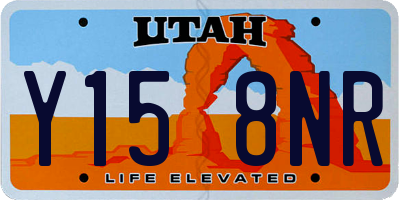 UT license plate Y158NR