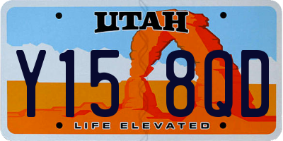 UT license plate Y158QD
