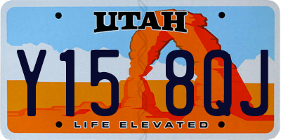 UT license plate Y158QJ
