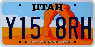 UT license plate Y158RH