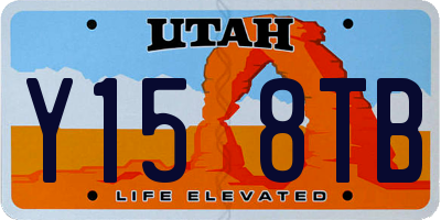 UT license plate Y158TB