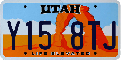 UT license plate Y158TJ