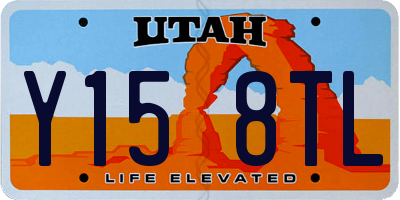 UT license plate Y158TL