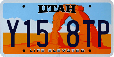 UT license plate Y158TP