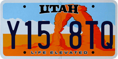 UT license plate Y158TQ