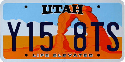 UT license plate Y158TS