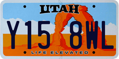 UT license plate Y158WL