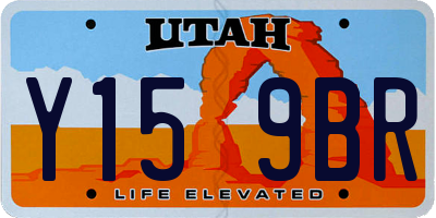 UT license plate Y159BR
