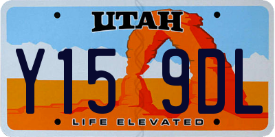UT license plate Y159DL