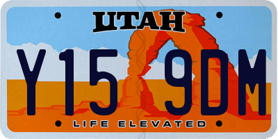 UT license plate Y159DM