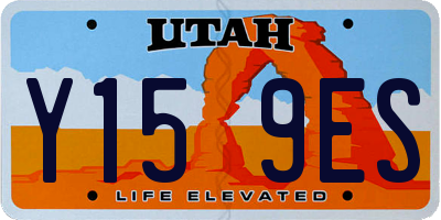 UT license plate Y159ES