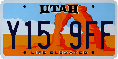 UT license plate Y159FF