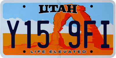 UT license plate Y159FI