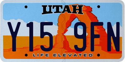 UT license plate Y159FN