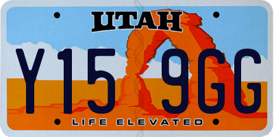 UT license plate Y159GG