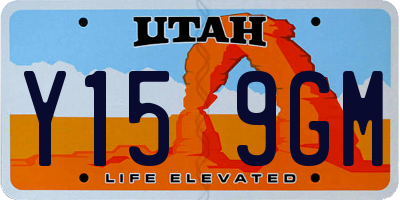 UT license plate Y159GM