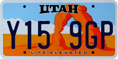 UT license plate Y159GP