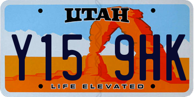 UT license plate Y159HK