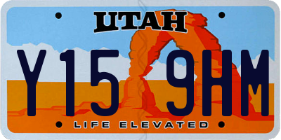 UT license plate Y159HM