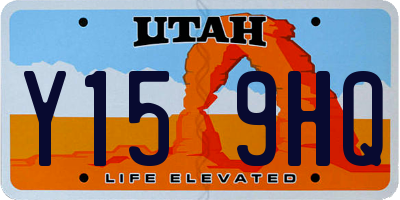 UT license plate Y159HQ