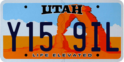 UT license plate Y159IL