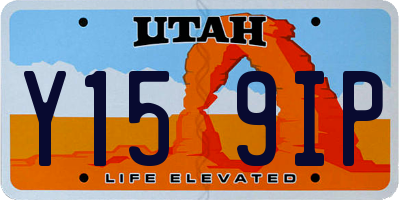 UT license plate Y159IP