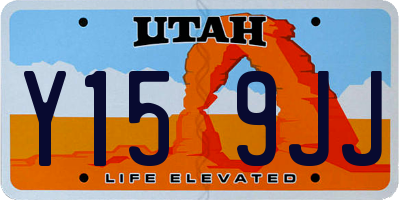 UT license plate Y159JJ