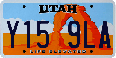 UT license plate Y159LA