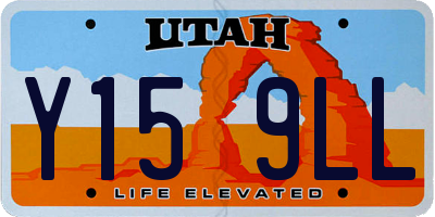 UT license plate Y159LL