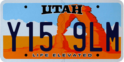 UT license plate Y159LM