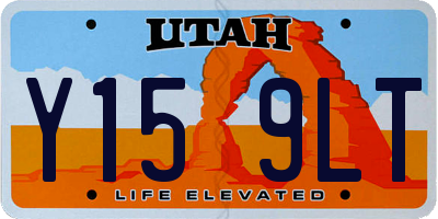 UT license plate Y159LT