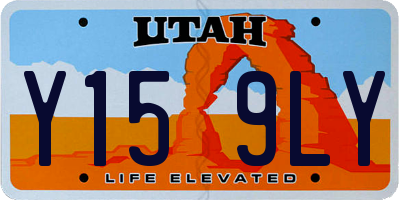UT license plate Y159LY