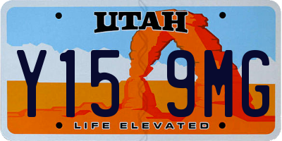 UT license plate Y159MG