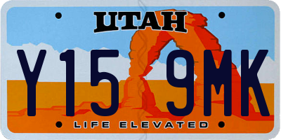 UT license plate Y159MK