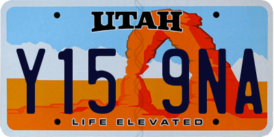 UT license plate Y159NA