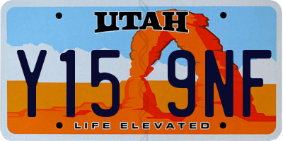 UT license plate Y159NF