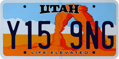 UT license plate Y159NG