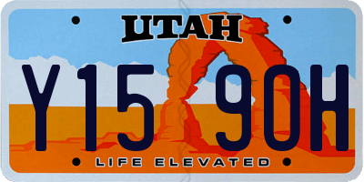 UT license plate Y159OH