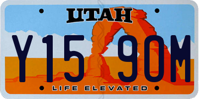 UT license plate Y159OM
