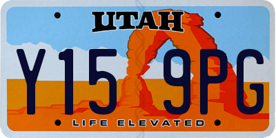 UT license plate Y159PG