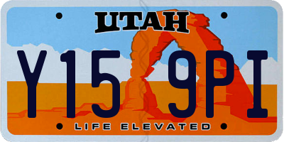 UT license plate Y159PI